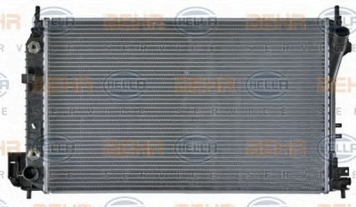 HELLA 8mk376771211 -  Радиатор, охлаждение двигателя