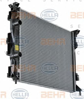HELLA 8mk376772031 -  Радиатор, охлаждение двигателя