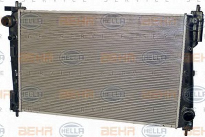 HELLA 8mk376788781 -  Радиатор, охлаждение двигателя