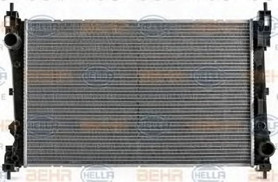 HELLA 8mk376900131 -  Радиатор, охлаждение двигателя
