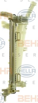 HELLA 8mk376900301 -  Радиатор, охлаждение двигателя
