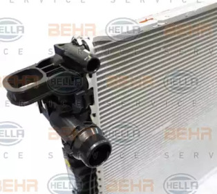 HELLA 8mk376990001 -  Радиатор, охлаждение двигателя
