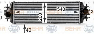 HELLA 8ml376700111 -  Интеркулер