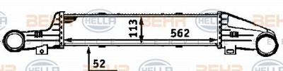 HELLA 8ml376723141 -  Интеркулер