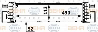 HELLA 8ml376723191 -  Интеркулер