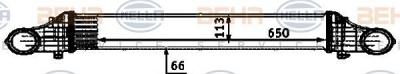 HELLA 8ml376723391 -  Интеркулер