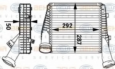 HELLA 8ml376729561 -  Интеркулер