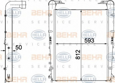 HELLA 8ml376746281 -  Интеркулер