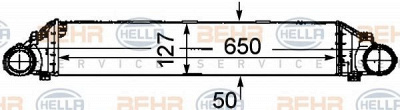 HELLA 8ml376746331 -  Интеркулер