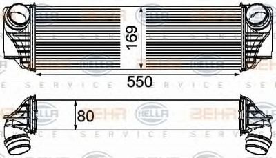 HELLA 8ml376746421 -  Интеркулер