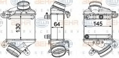 HELLA 8ml376746441 -  Интеркулер