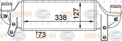 HELLA 8ml376746621 -  Интеркулер