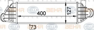 HELLA 8ml376746651 -  Интеркулер
