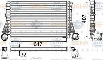 HELLA 8ml376746711 -  Интеркулер