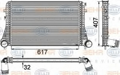 HELLA 8ml376746741 -  Интеркулер