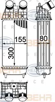 HELLA 8ml376746771 -  Интеркулер