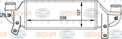 HELLA 8ml376765001 -  Интеркулер