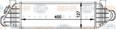 HELLA 8ml376765041 -  Интеркулер
