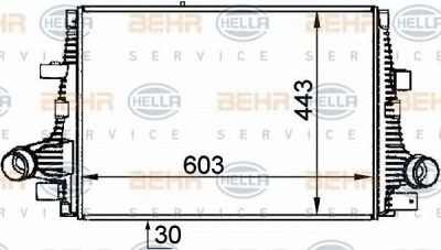 HELLA 8ml376765061 -  Интеркулер
