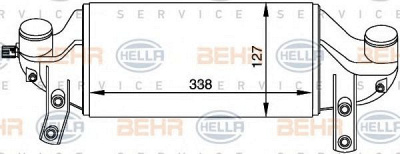 HELLA 8ml376765091 -  Интеркулер