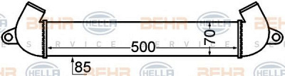 HELLA 8ml376776291 -  Интеркулер
