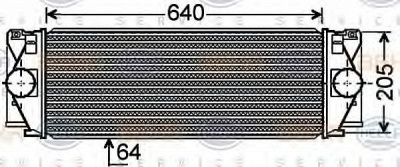HELLA 8ml376777381 -  Интеркулер