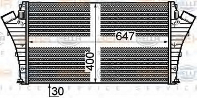 HELLA 8ml376899171 -  Интеркулер