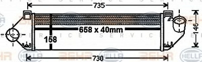HELLA 8ml376900581 - Интеркулер