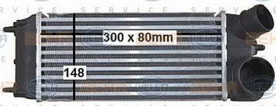 HELLA 8ml376900591 - Интеркулер