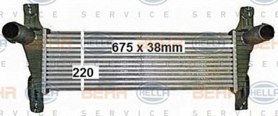 HELLA 8ml376900601 -  Интеркулер