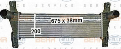 HELLA 8ml376900611 -  Интеркулер