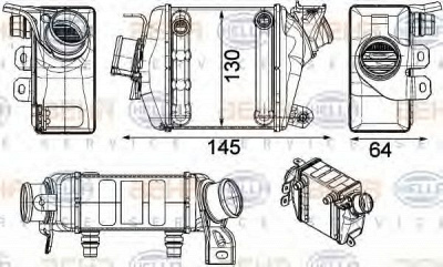 HELLA 8ml376910191 -  Интеркулер