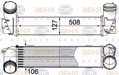 HELLA 8ml376988084 -  Интеркулер