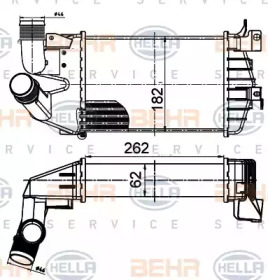 HELLA 8ml376988364 -  Интеркулер