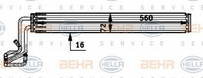 HELLA 8mo376726301 -  Масляный радиатор, рулевое управление
