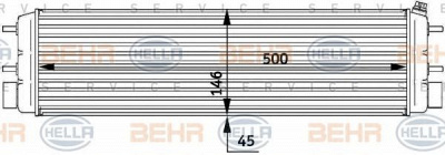 HELLA 8mo376729581 -  масляный радиатор, двигательное масло