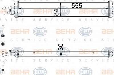 HELLA 8mo376750771 -  Масляный радиатор, автоматическая коробка передач