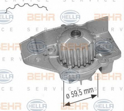 HELLA 8mp376801084 -  Водяной насос