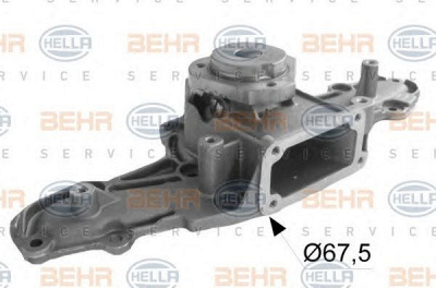 HELLA 8mp376810124 -  Водяной насос