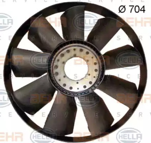 HELLA 8mv376702011 -  Крыльчатка вентилятора, охлаждение двигателя