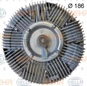 HELLA 8mv376702051 -  Сцепление, вентилятор радиатора