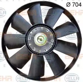 HELLA 8mv376702061 -  Вентилятор, охлаждение двигателя
