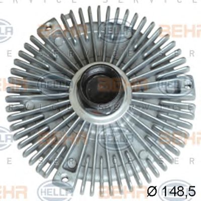HELLA 8mv376732521 -  Сцепление, вентилятор радиатора