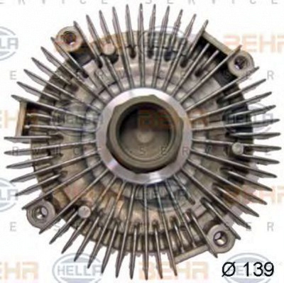 HELLA 8mv376757621 -  Сцепление, вентилятор радиатора