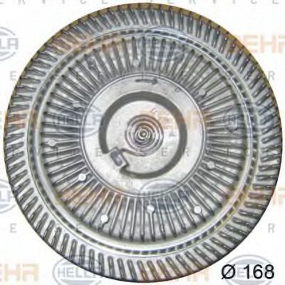 HELLA 8mv376757641 -  Сцепление, вентилятор радиатора