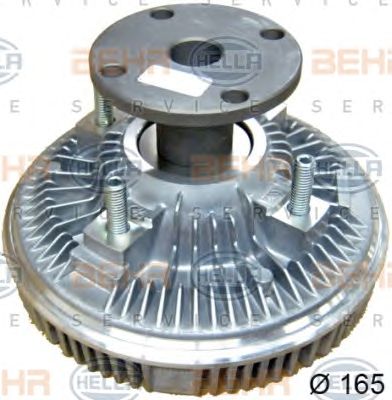 HELLA 8mv376757681 -  Сцепление, вентилятор радиатора
