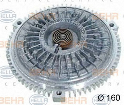 HELLA 8mv376757691 -  Сцепление, вентилятор радиатора