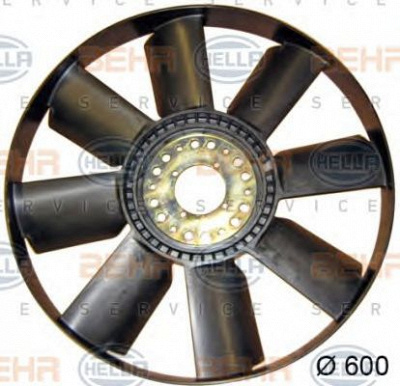 HELLA 8mv376757731 -  Крыльчатка вентилятора, охлаждение двигателя