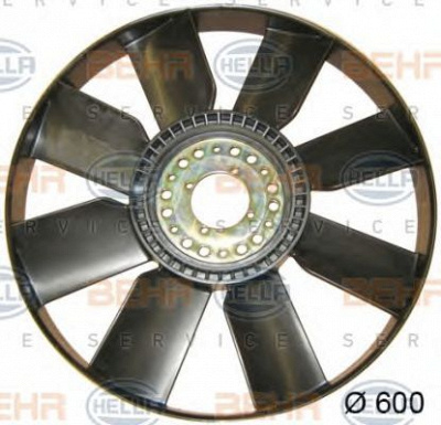 HELLA 8mv376757741 -  Крыльчатка вентилятора, охлаждение двигателя