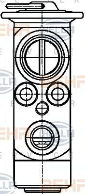 HELLA 8uw351234151 -  Расширительный клапан, кондиционер